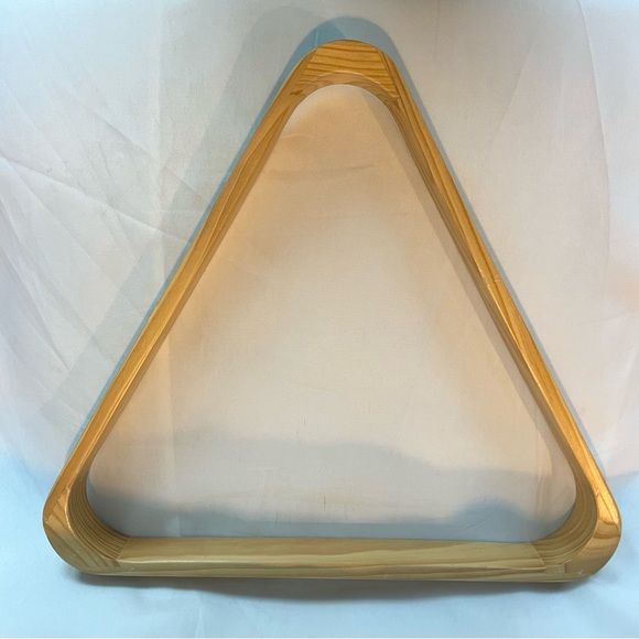 Solid Wood Billiard Ball Rack Set of Two. 8-Ball Triangle & 9-Ball Diamond Racks - Picture 7 of 11